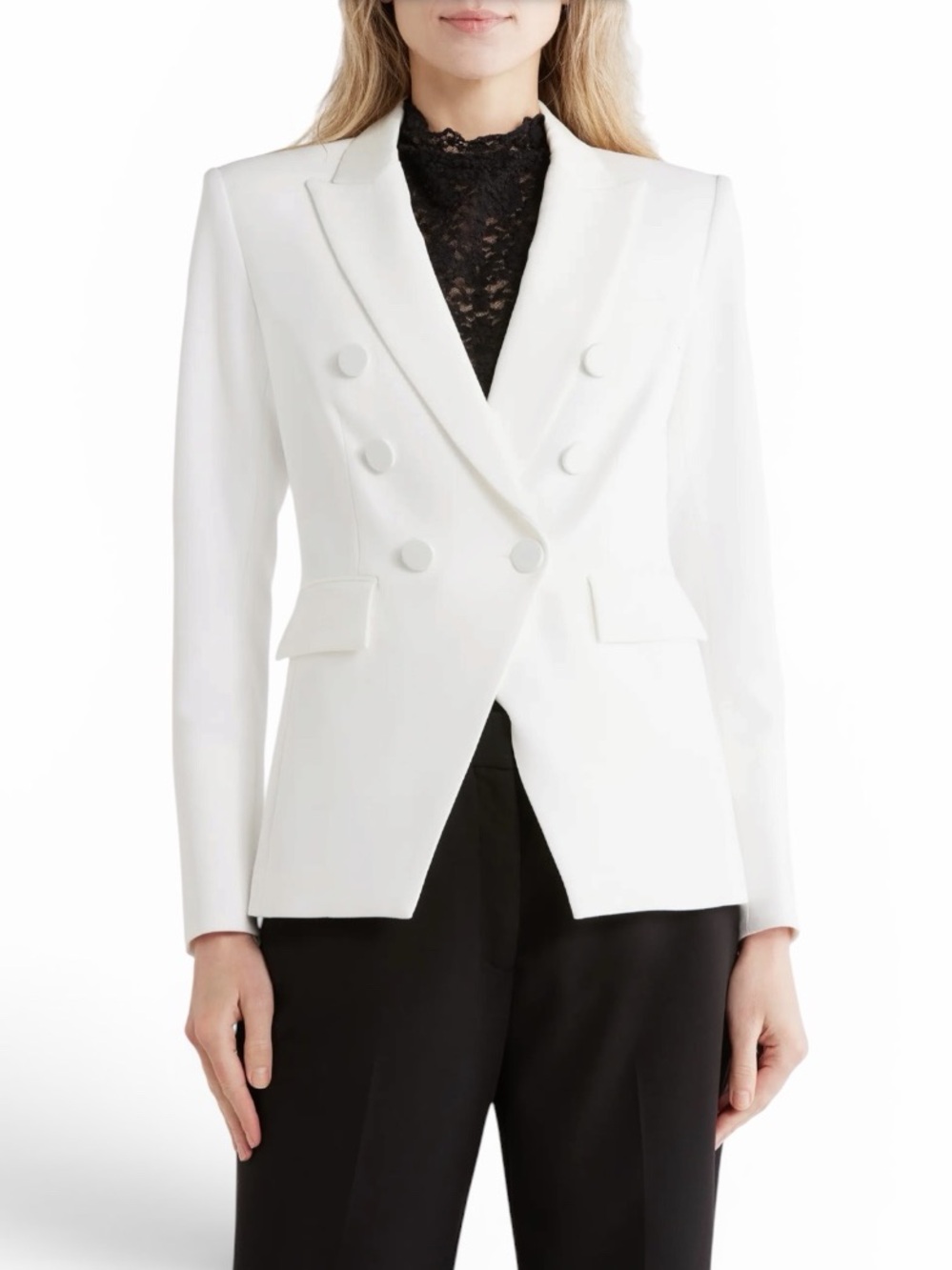 Veronica Beard Off-White Miller Dickey Jacket
